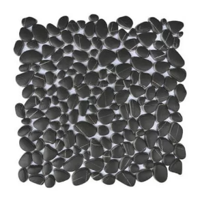 Sahara Noir Pebble - glass tile